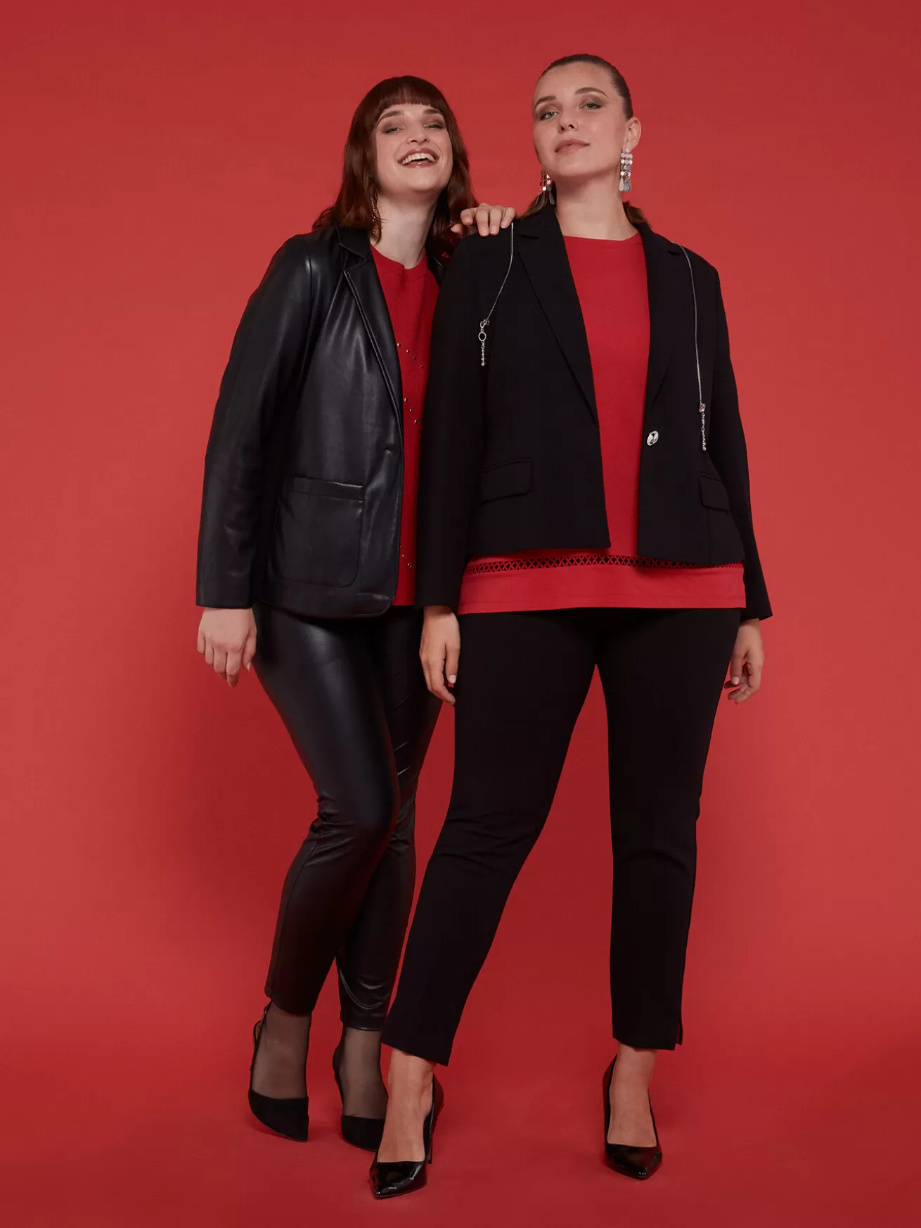 Clearance Fiorella Rubino Blazer Con Dettagli Zip Nero
