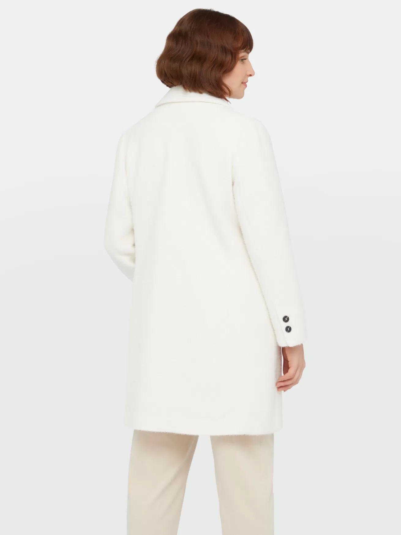 Clearance Fiorella Rubino Cappotto Con Bottone Bianco