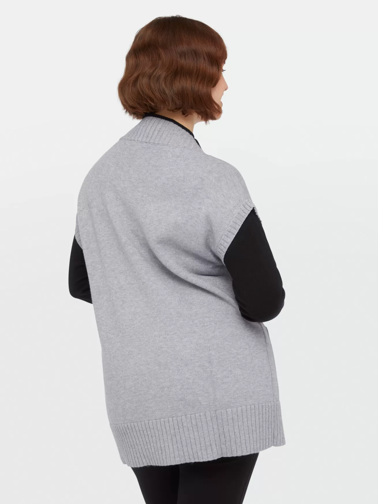 Flash Sale Fiorella Rubino Cardigan Bicolor In Viscosa LENZING™ ECOVERO™ Grigio