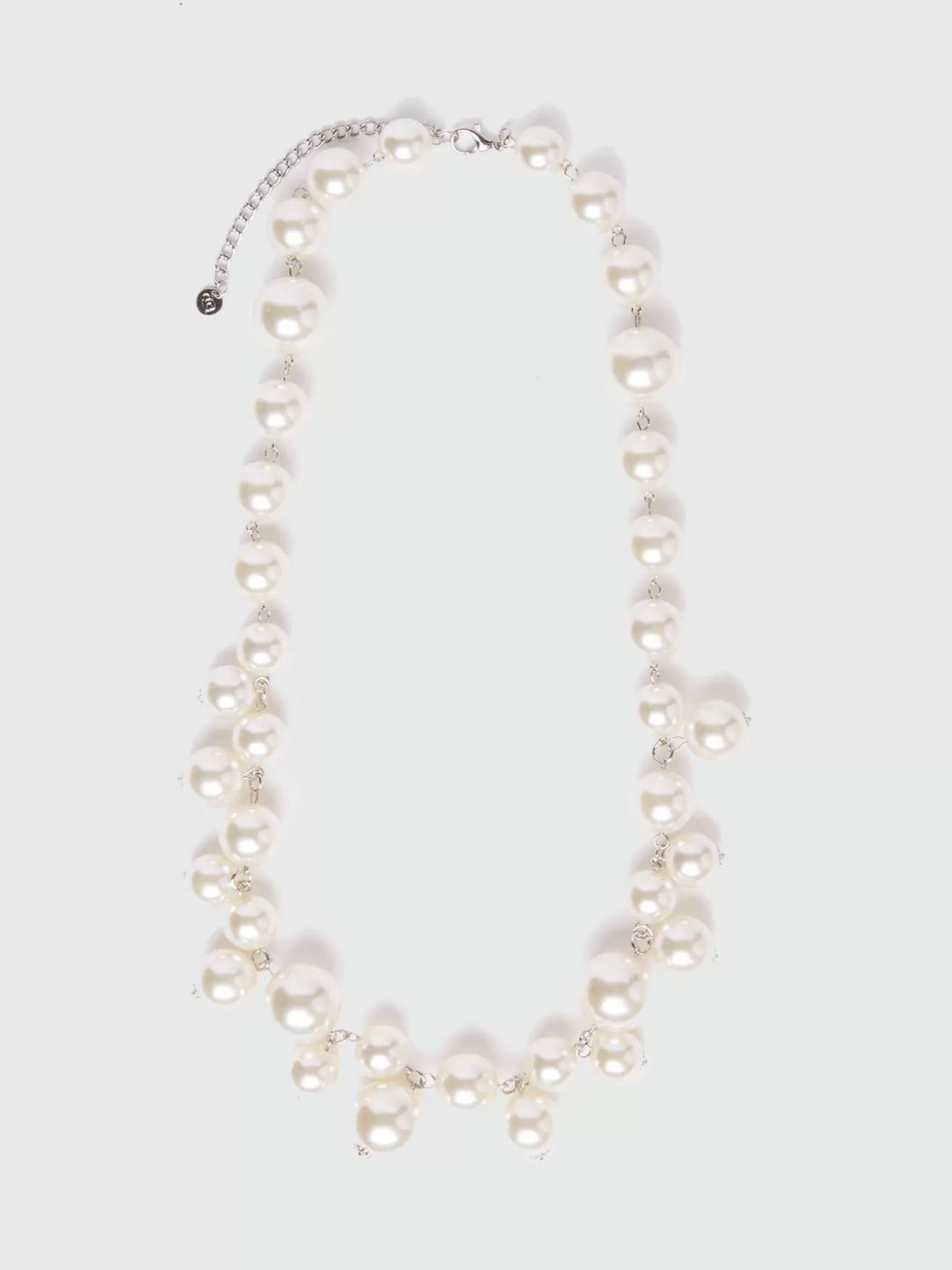 Cheap Fiorella Rubino Collana Con Maxi Perle Bianco