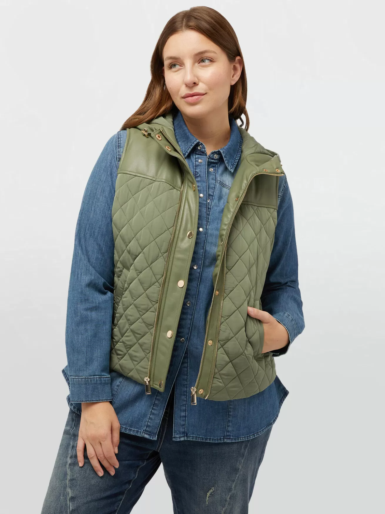 Best Fiorella Rubino Giubbotto 3 In 1 Con Imbottitura In Sorona® Aura Verde