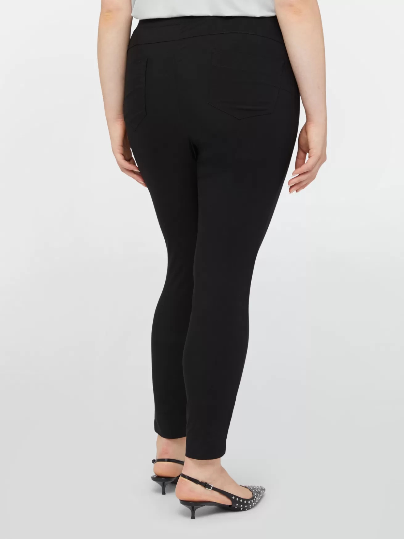 Best Sale Fiorella Rubino Jeggings Tinta Unita Nero