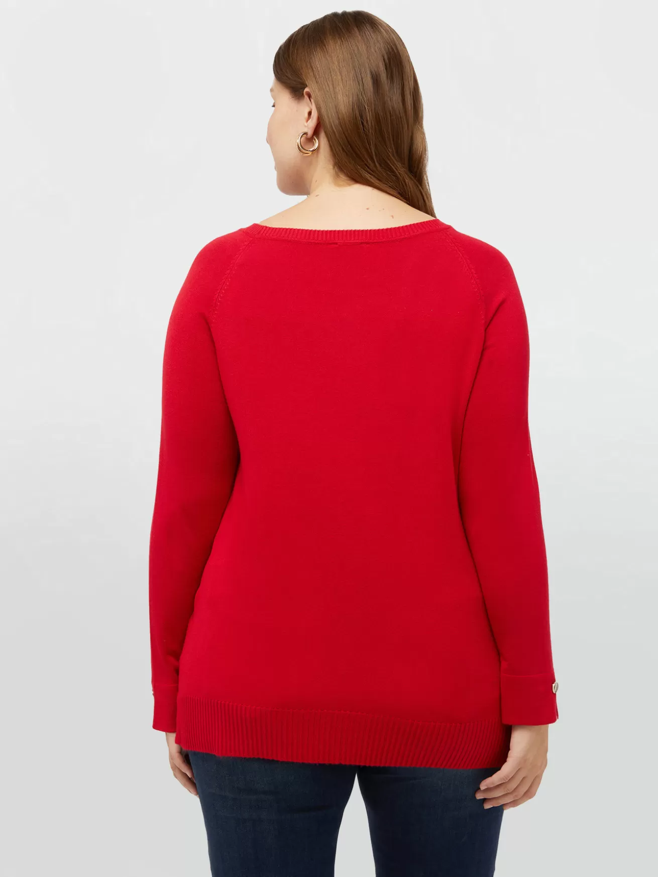 Sale Fiorella Rubino Maglia In Viscosa LENZING™ ECOVERO™ Rosso