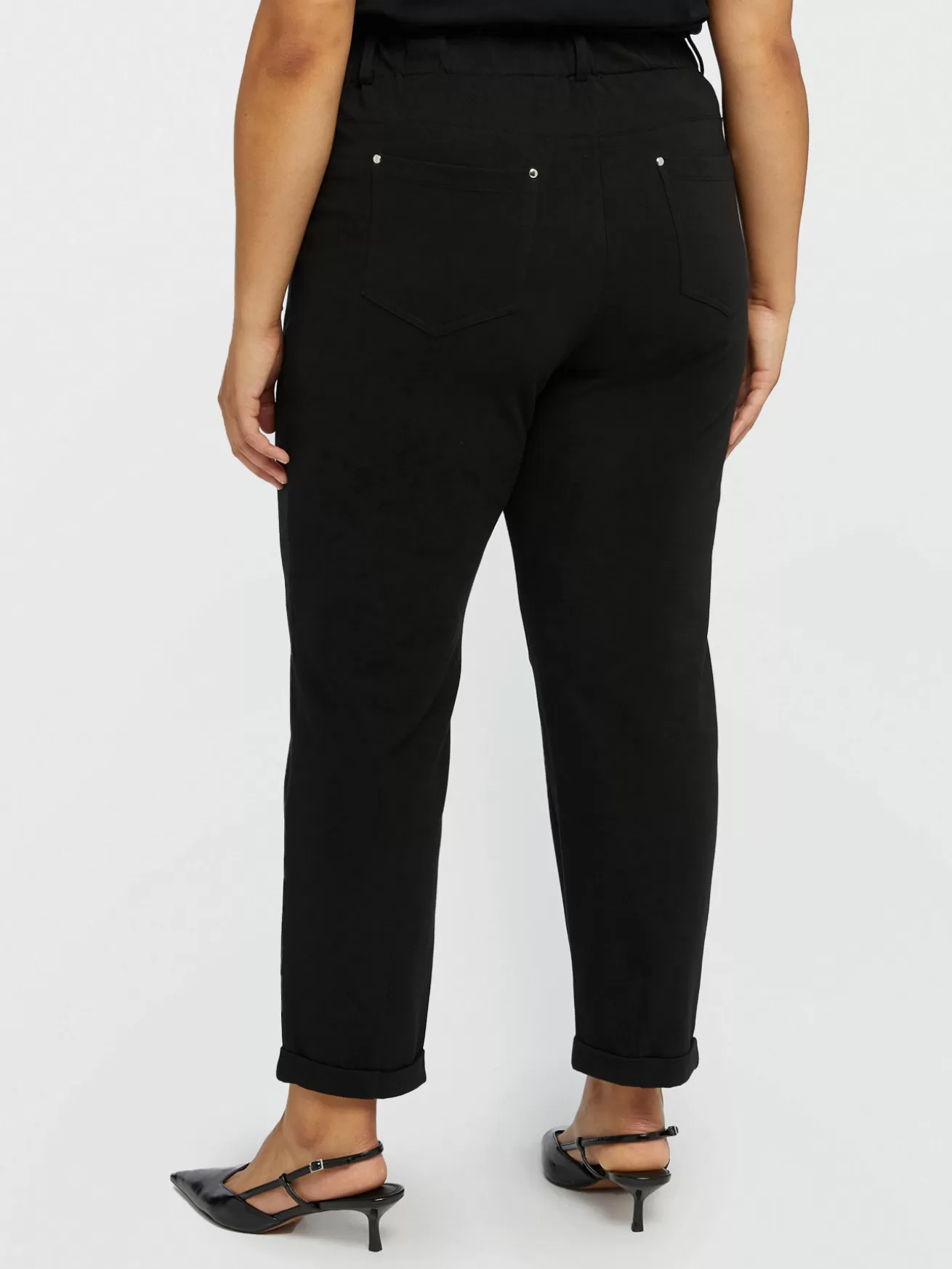 Cheap Fiorella Rubino Pantaloni Baloon In Felpa Nero