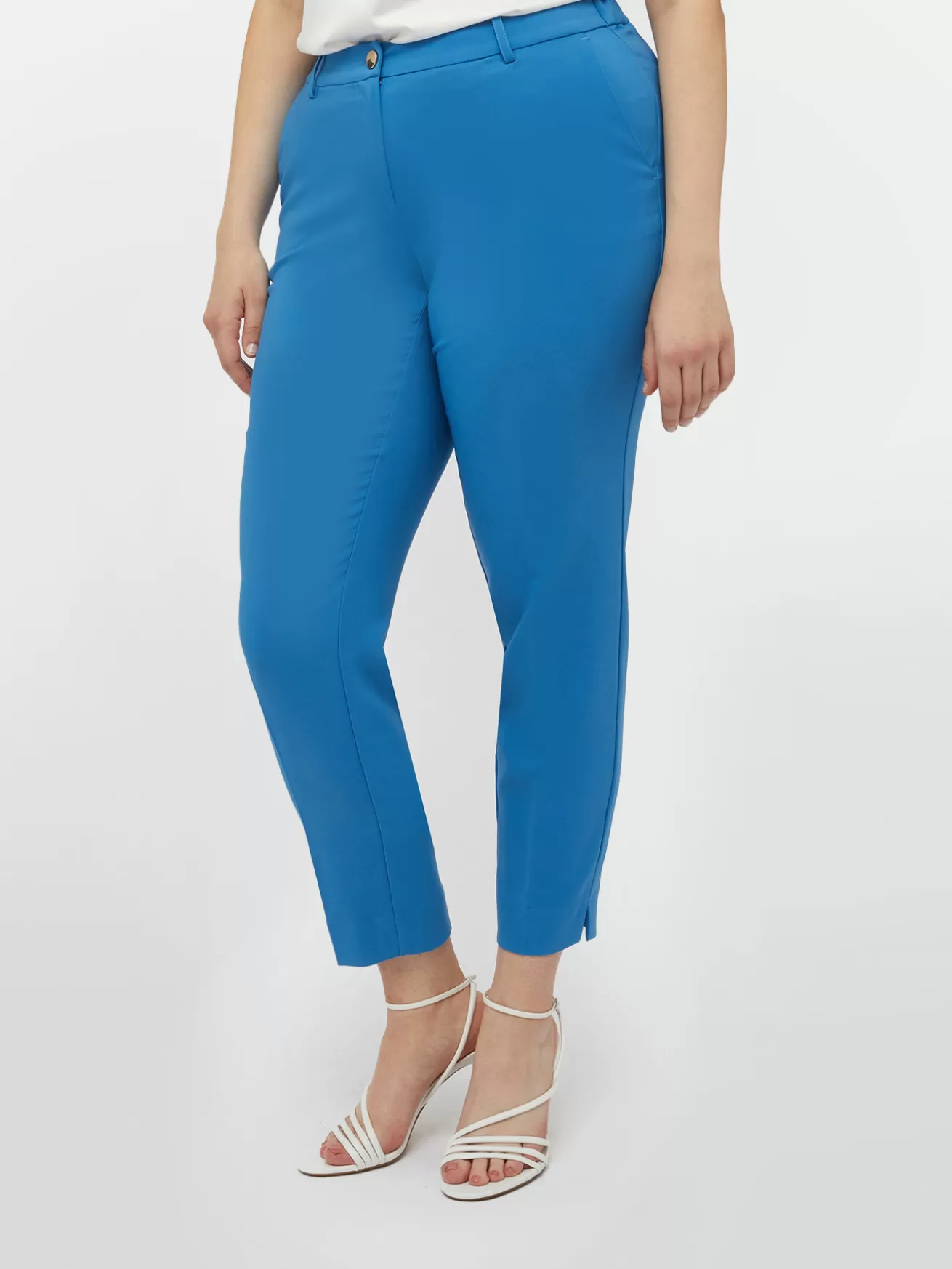 Sale Fiorella Rubino Pantaloni Dritti Azzurro