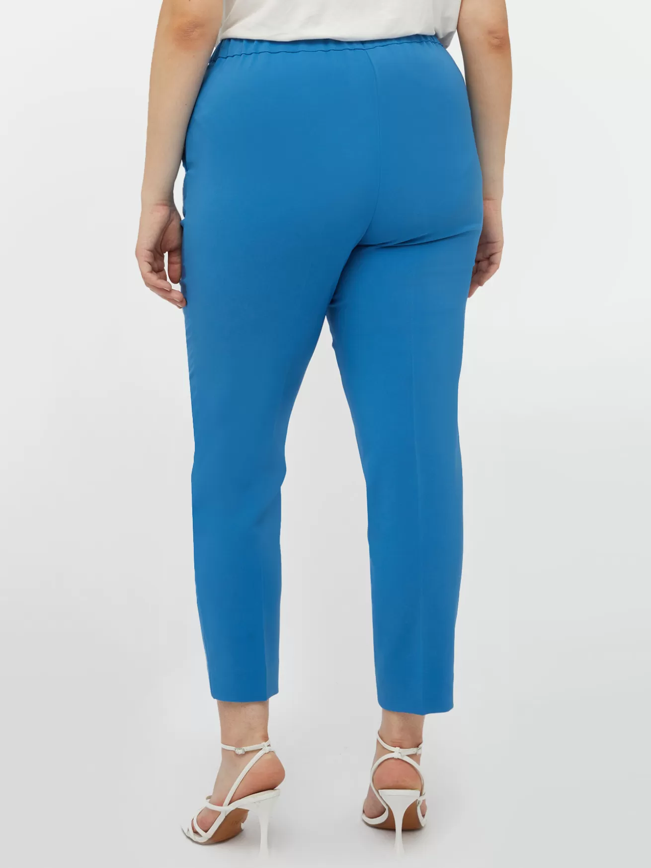 Sale Fiorella Rubino Pantaloni Dritti Azzurro