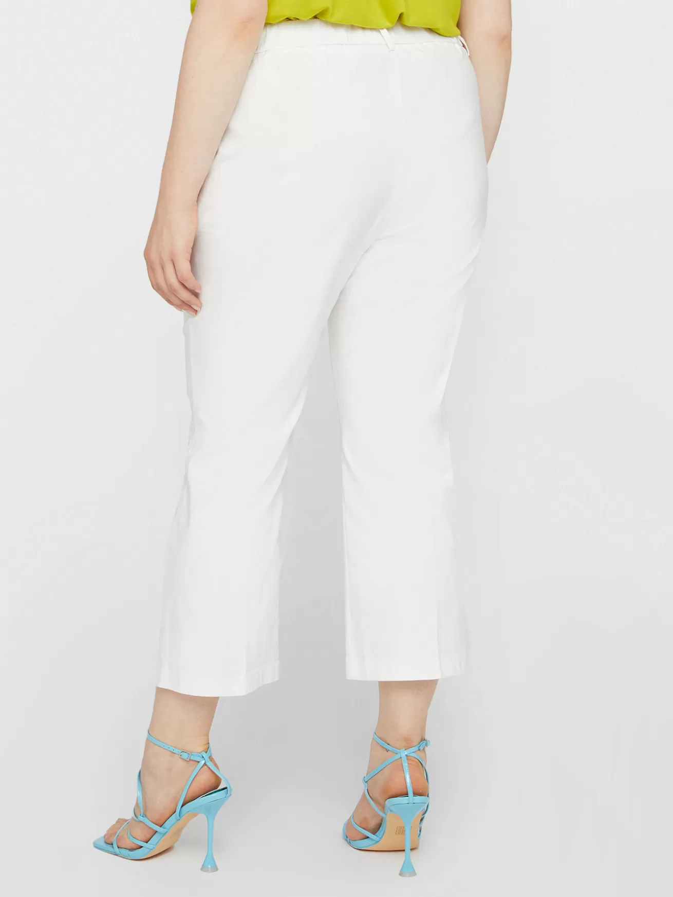 Flash Sale Fiorella Rubino Pantaloni Dritti Alla Caviglia Bianco