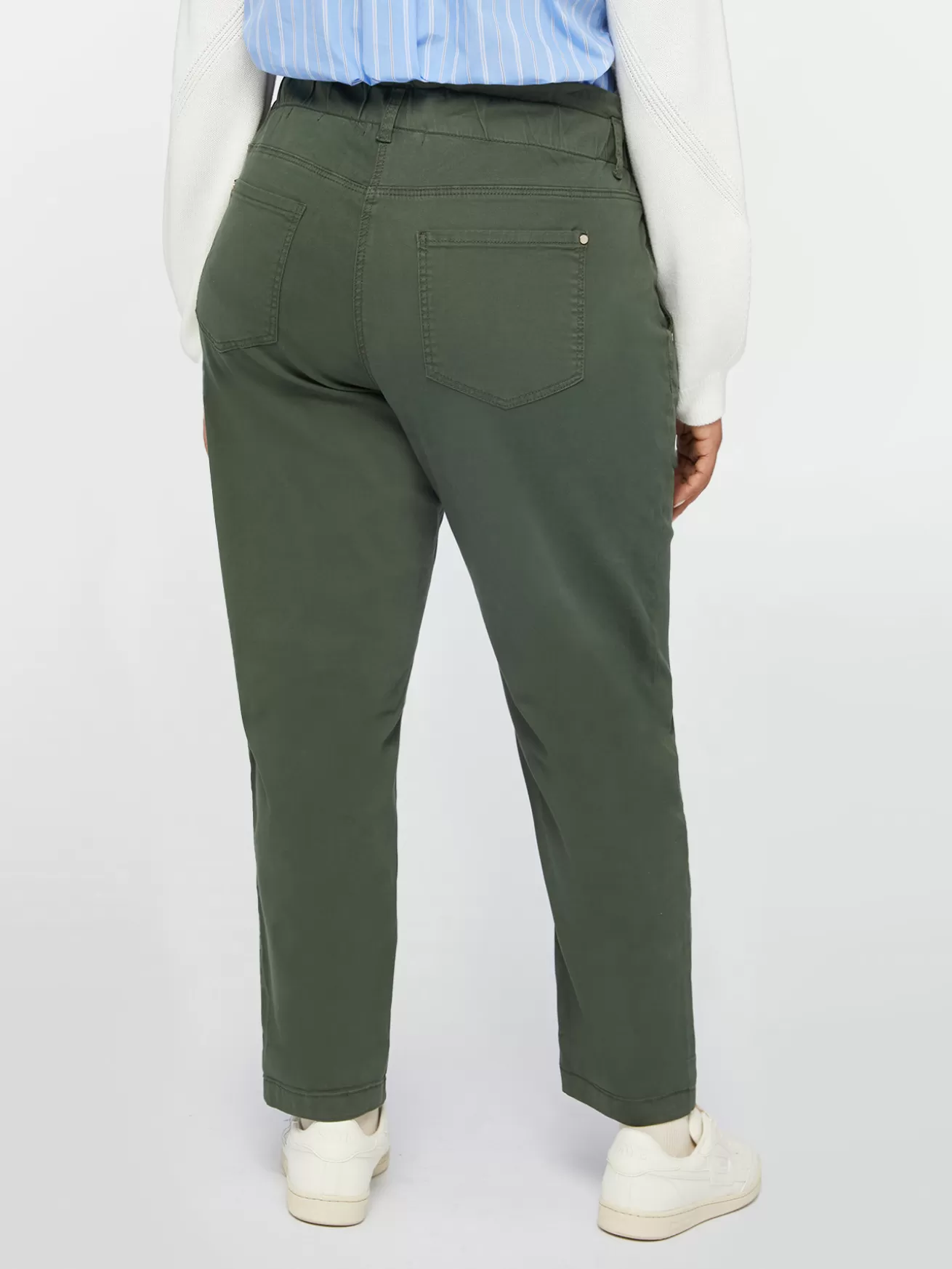 Online Fiorella Rubino Pantaloni Modello Balloon Verde militare