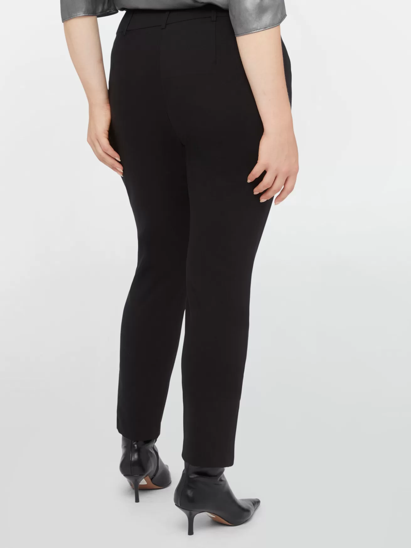 Discount Fiorella Rubino Pantaloni Skinny Con Dettaglio In Tulle Nero