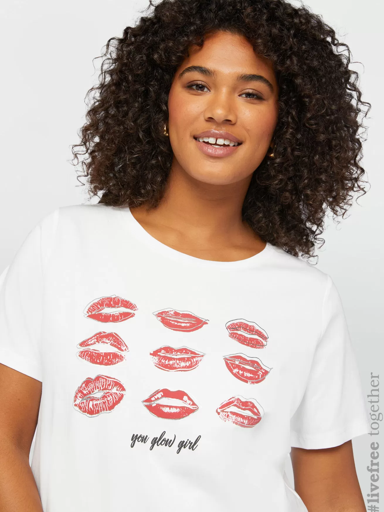 Shop Fiorella Rubino T-shirt Con Stampa Bianco