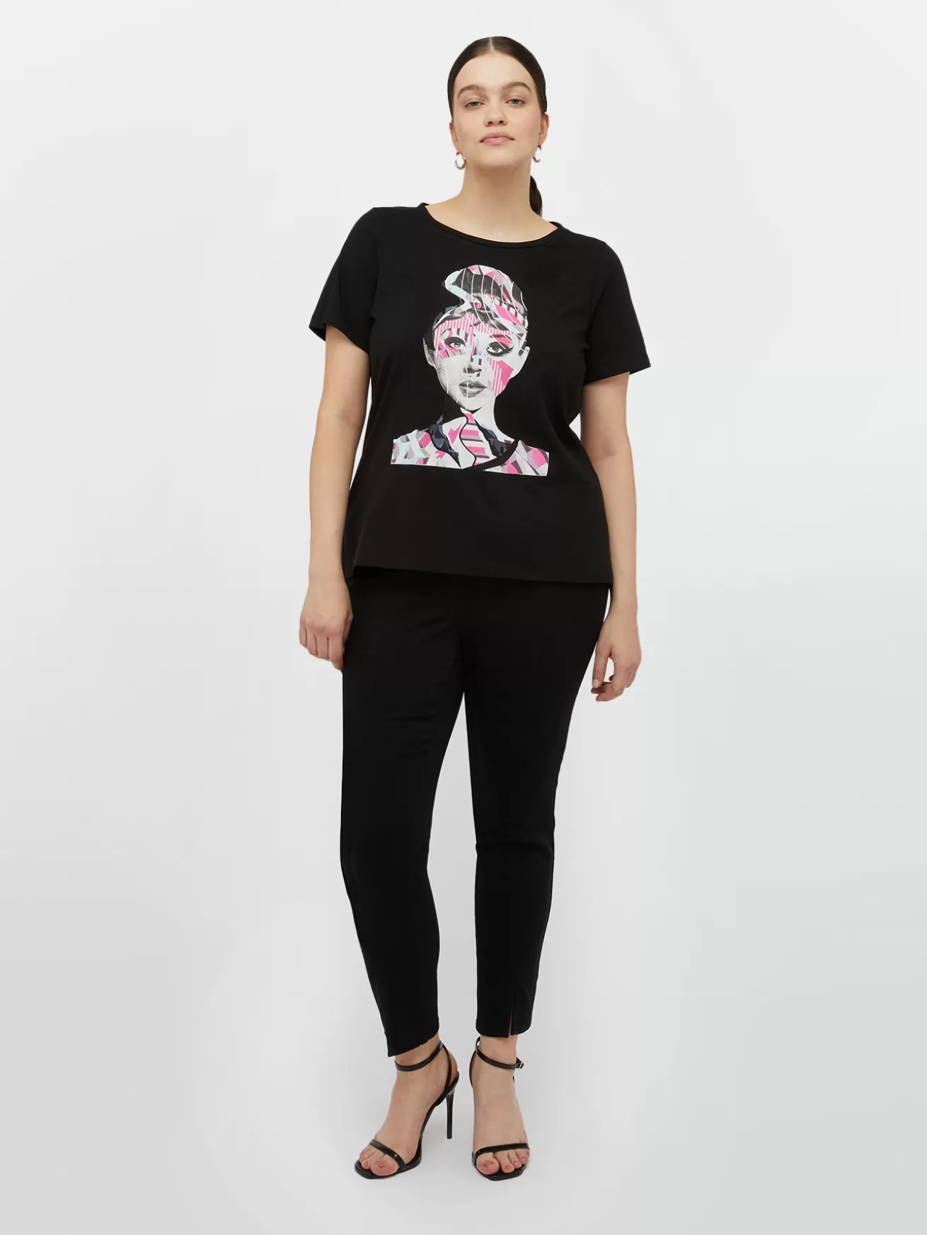 Store Fiorella Rubino T-shirt Stampata Nero