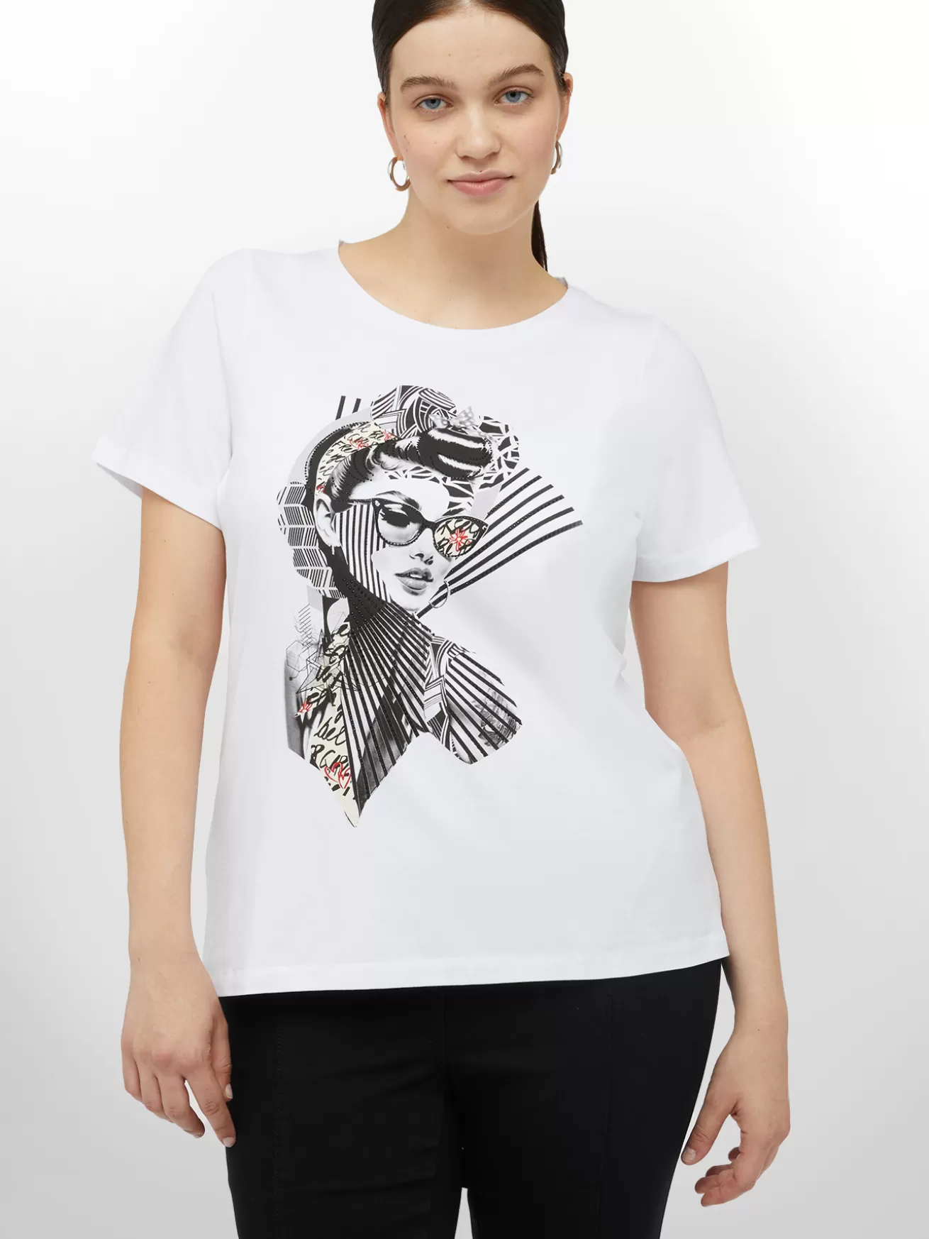 Store Fiorella Rubino T-shirt Stampata Bianco